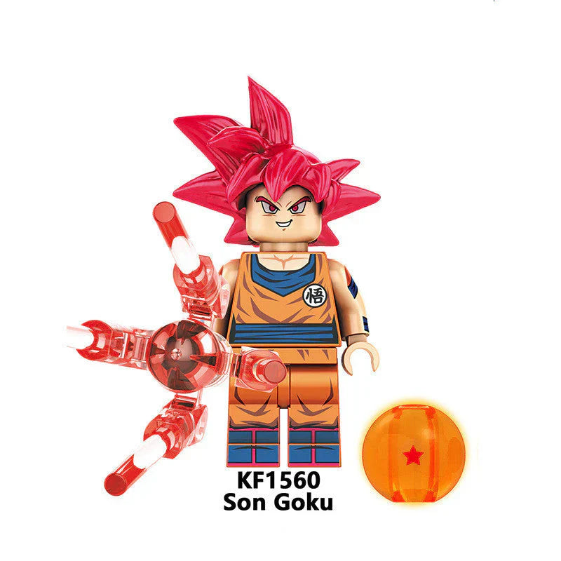 Jouet d'assemblage de blocs de construction de figurines Son Goku/Bejīta Yonsei
