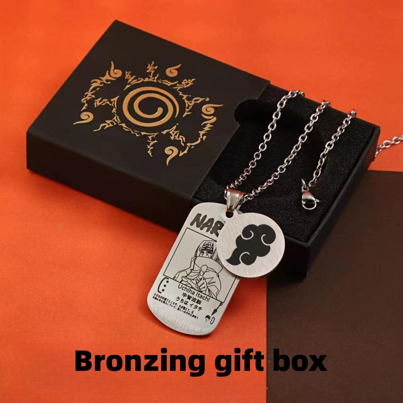Beau collier de la série Uzumaki/Sasuke/Kakashi Ninja avec finition