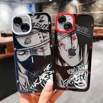 Silikonové pouzdro na telefon Uchiha Itachi/Hatake Kakashi Apple odolné proti nárazu
