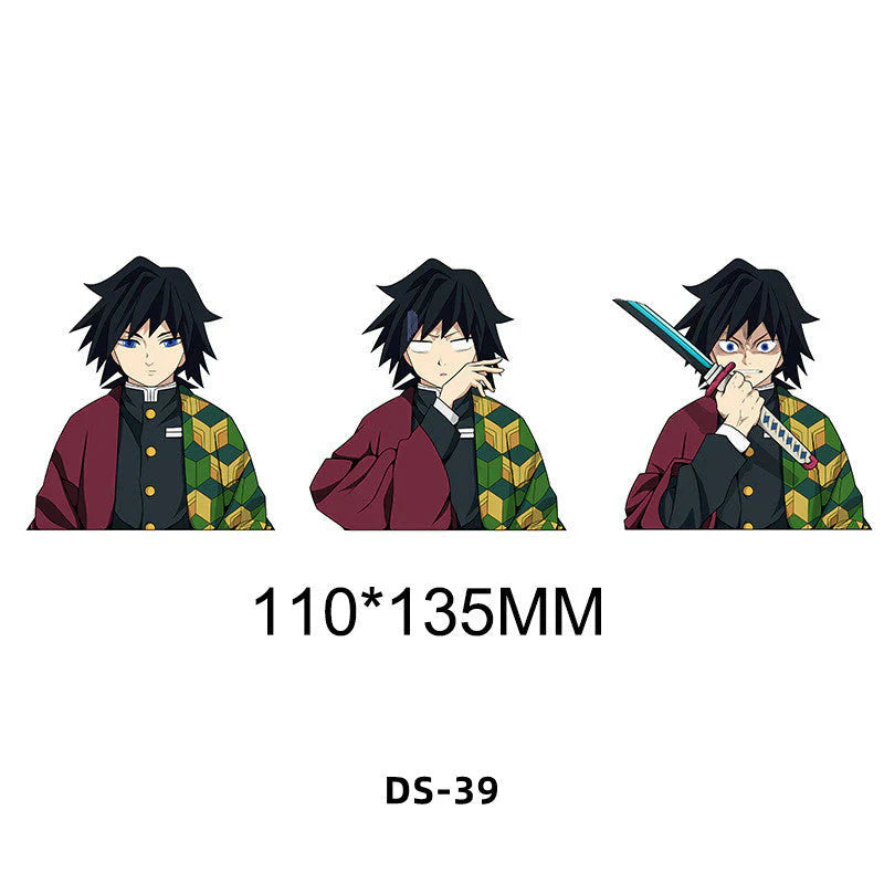 Tanjirou/Nezuko/Zenitsuuu/Inosuke attendent une variété de rôles autocollants d'expression de variation 3D