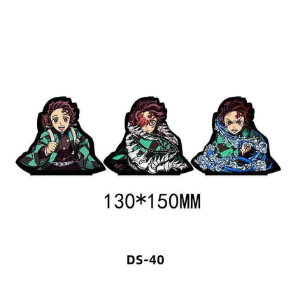 Tanjirou/Nezuko/Zenitsuuu/Inosuke attendent une variété de rôles autocollants d'expression de variation 3D