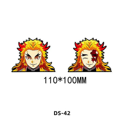 Tanjirou/Nezuko/Zenitsuuu/Inosuke attendent une variété de rôles autocollants d'expression de variation 3D