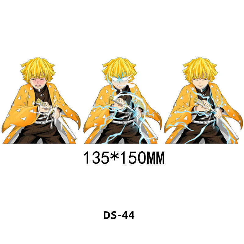 Tanjirou/Nezuko/Zenitsuuu/Inosuke attendent une variété de rôles autocollants d'expression de variation 3D
