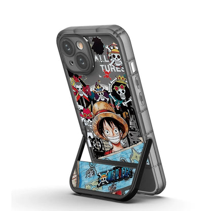 Coque de téléphone en silicone résistante aux chocs pour iPhone NIka Luffy