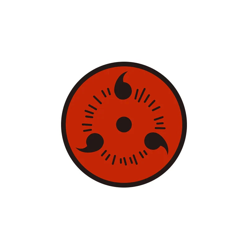 sasuke/itachi/kakashi Kolekce kovových odznaků Mangekyou Sharingan