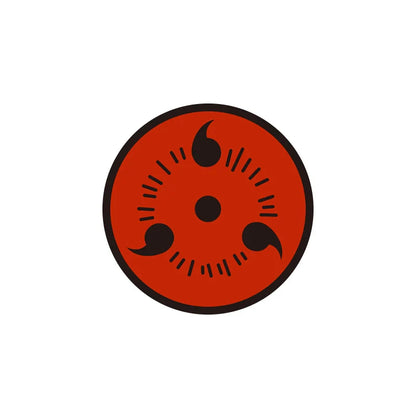 sasuke/itachi/kakashi Kolekce kovových odznaků Mangekyou Sharingan