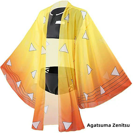 Nezuko/Tanjirou/Zenitsu/Kochou Shinobu Cosplay schöne sexy Frau Bikini Bademode