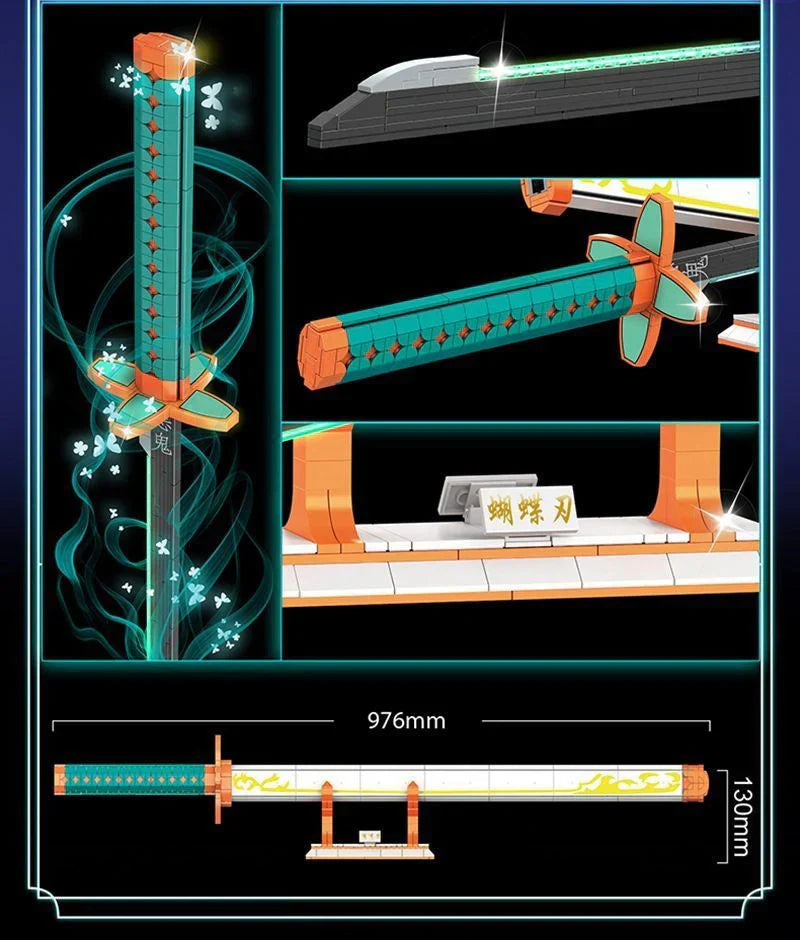 Kochou Shinobu bloc de construction lumineux 782 pièces modèle jouets