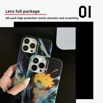 Sasuke/Uzimaki Apple – coque de téléphone Anti-collision en Silicone, tendance exquise