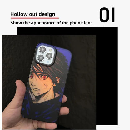 Sasuke/ itachi Apple rafinovaný trendový silikonový antikolizní obal na telefon