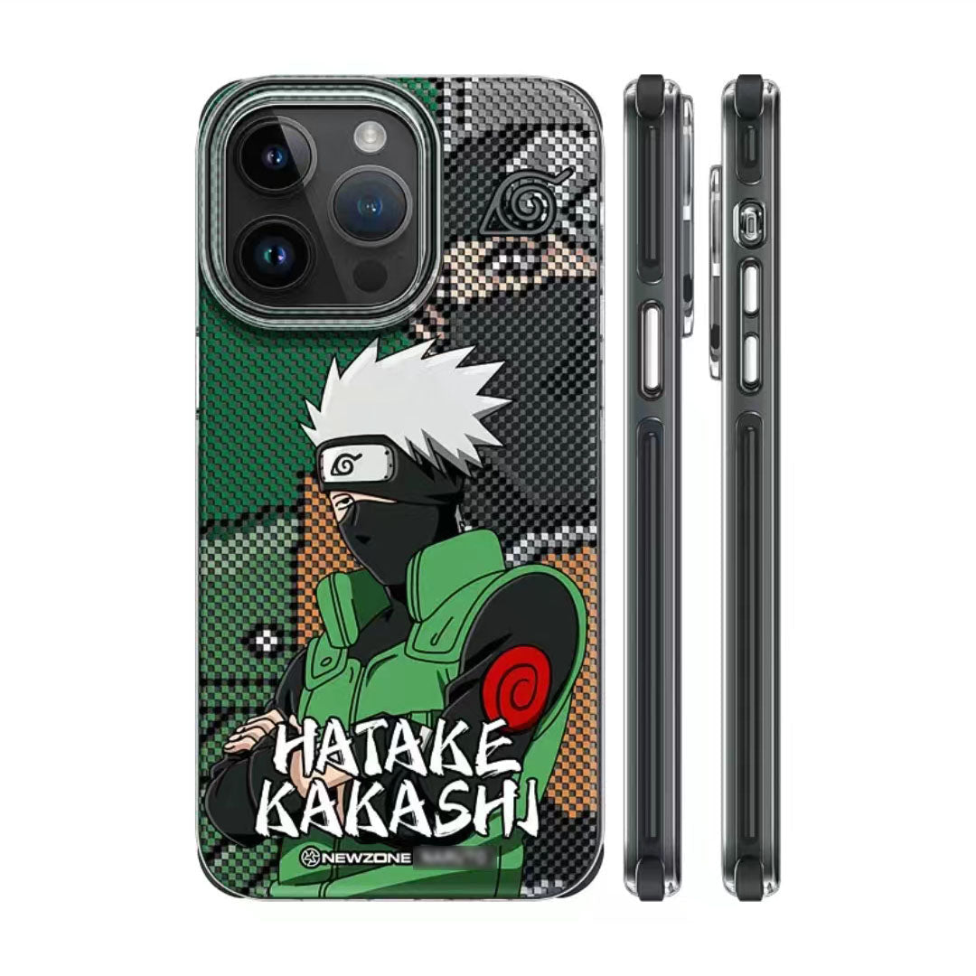 Itachi/Sasuke/Kakashi silikonové pouzdro na iPhone odolné proti nárazu