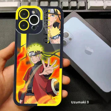Silikonový nárazuvzdorný kryt na telefon s Itachi/Gaarou pro Android (11. až 17. generace Pro Max)