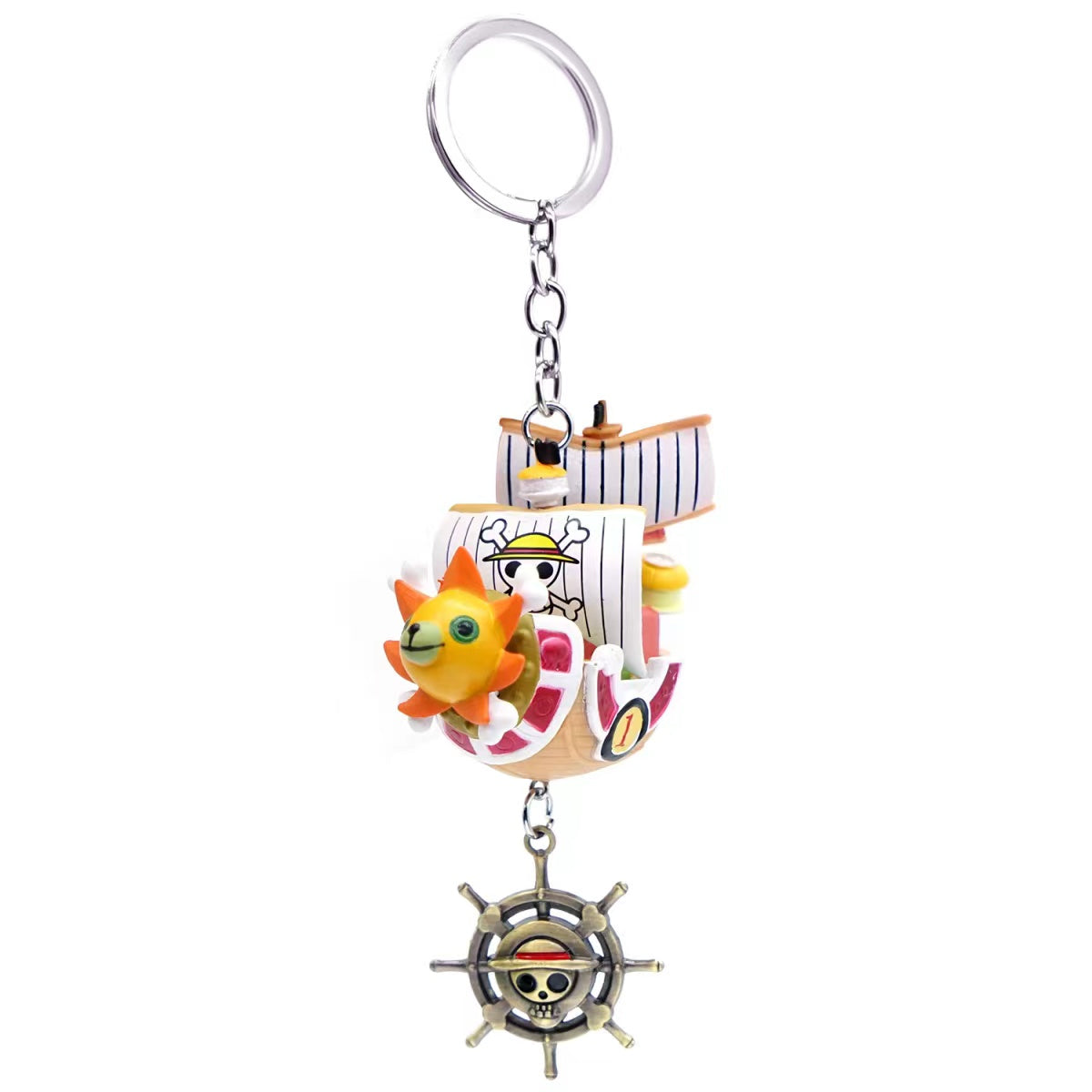 Thousand Sunny/Going Merry Exquisite Πειρατικό Μπρελόκ Κρεμάστρες αυτοκινήτου