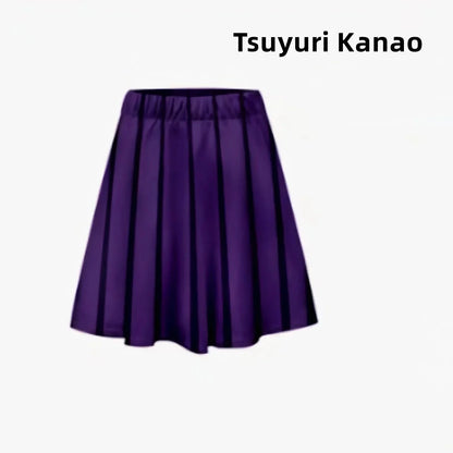 tanjiro/nezuko Άνετη απαλή φούστα με μοτίβο χαρακτήρα