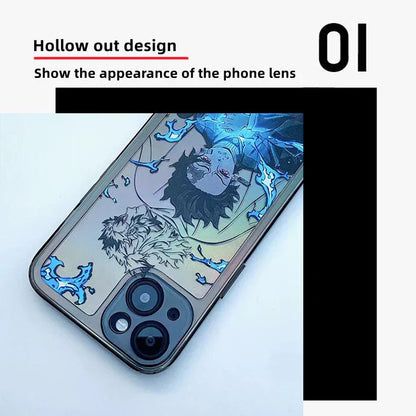 Vynikající silikonové antikolizní pouzdro na telefon značky Tanjirou/Zenitsu Apple