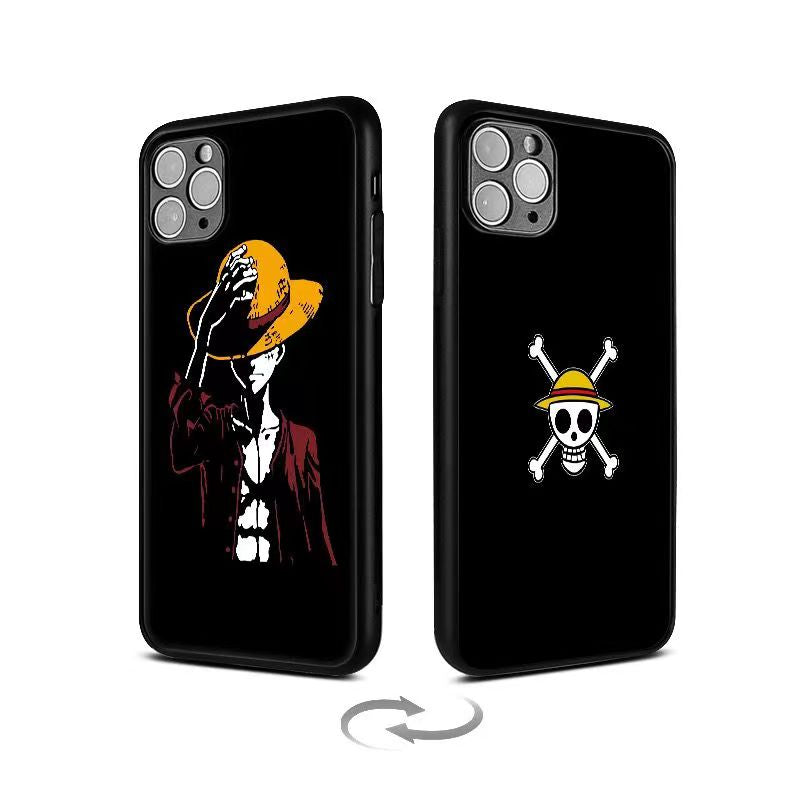 Luffy/Zoro/Ace 3D varianta iPhone silikonové pouzdro na telefon odolné proti nárazu