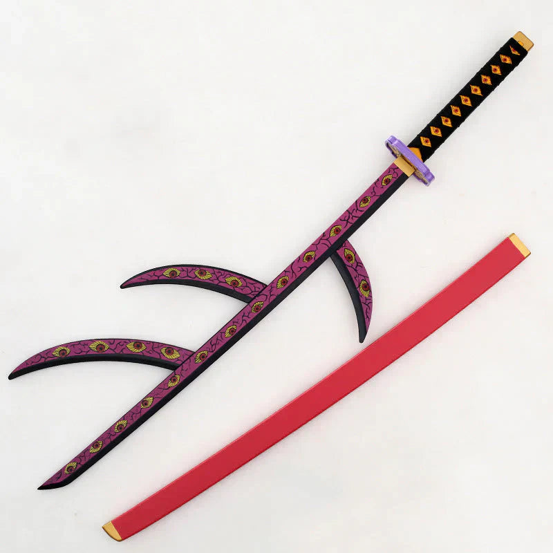 Kokushibou/Tsugikuni Michikatsun hahmo 1:1 puinen lelumalli
