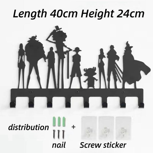 Ganchos para ropa de los Piratas del Sombrero de Paja de Luffy