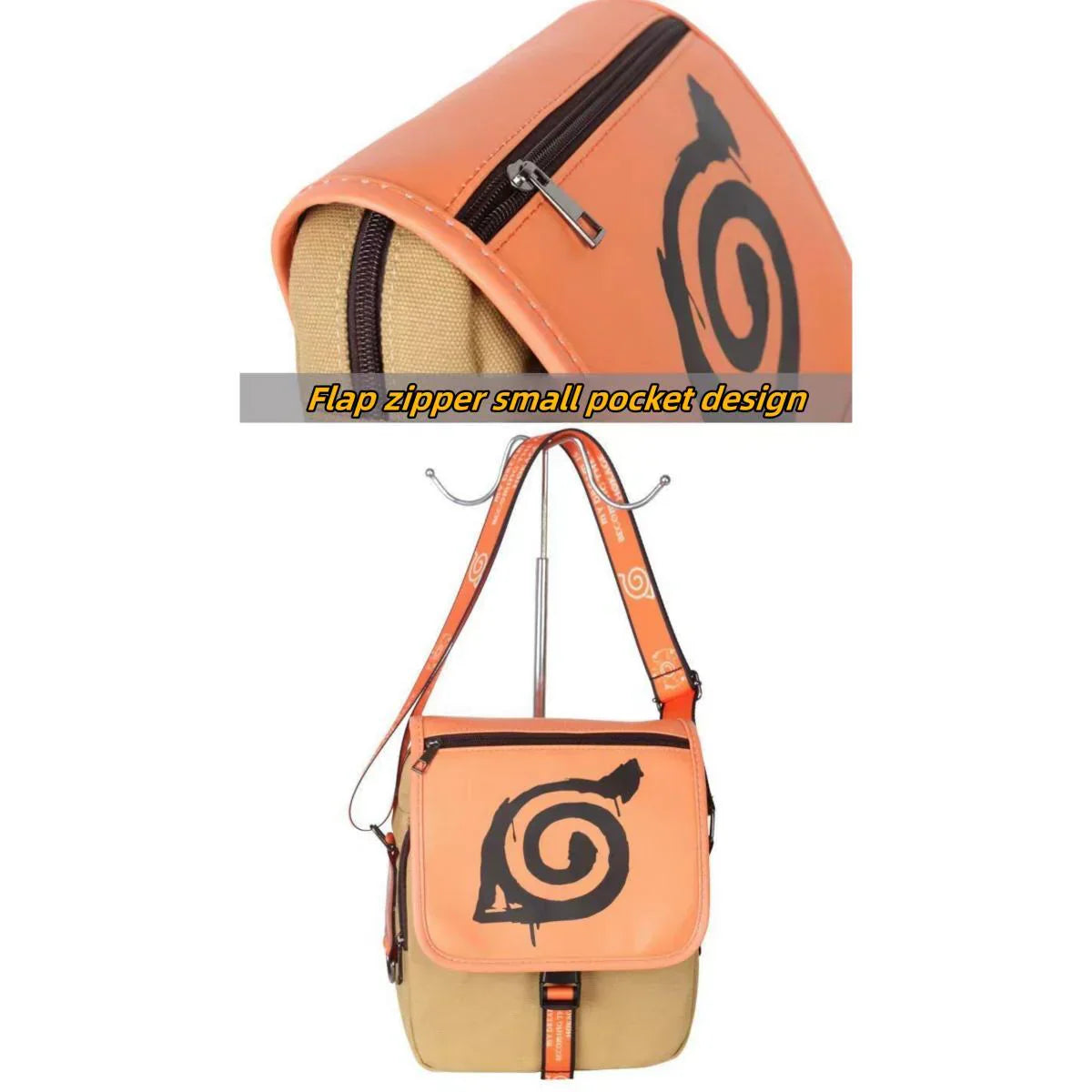 Uzumaki Hokage σακίδιο πλάτης σούπερ όμορφο σε στιλ εξειδικευμένης φοίτησης, ανθεκτικό για καθημερινή χρήση