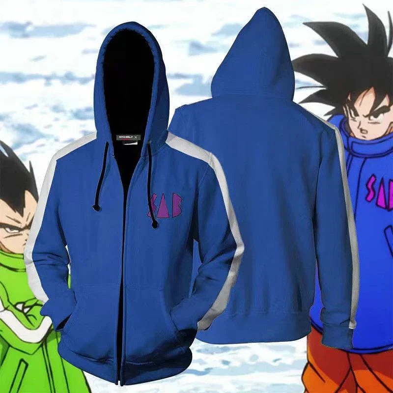 Son Goku cos Hoodie casual ανοιξιάτικο και φθινοπωρινό παλτό με κουκούλα