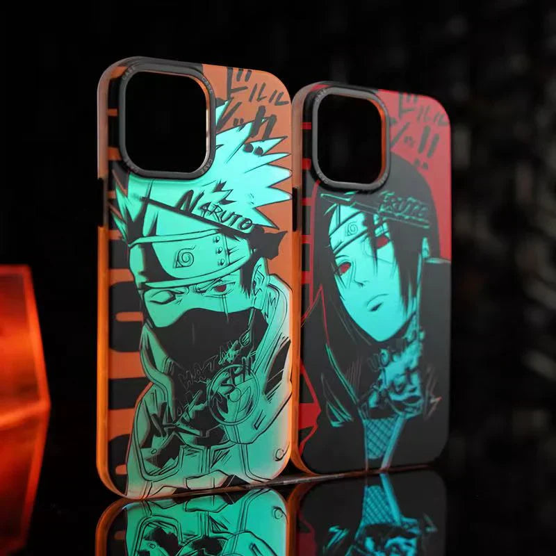 Itachi/Kakashi Apple vynikající silikonové antikolizní pouzdro Trend Silicone