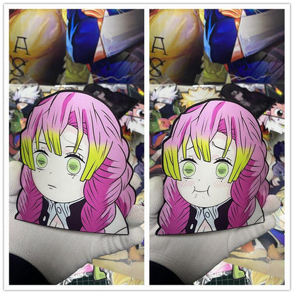 Tanjirou/Nezuko/Zenitsuuu/Inosuke attendent une variété de rôles autocollants d'expression de variation 3D