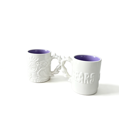 One Piece Luffy Gear 5 præget keramisk krus - Anime-kaffekop med 3D-håndtag