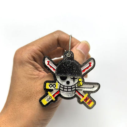 Beaux pendentifs en acrylique sur le thème Luffy/Zoro/Chopper/Law - créez votre propre collection d'anime