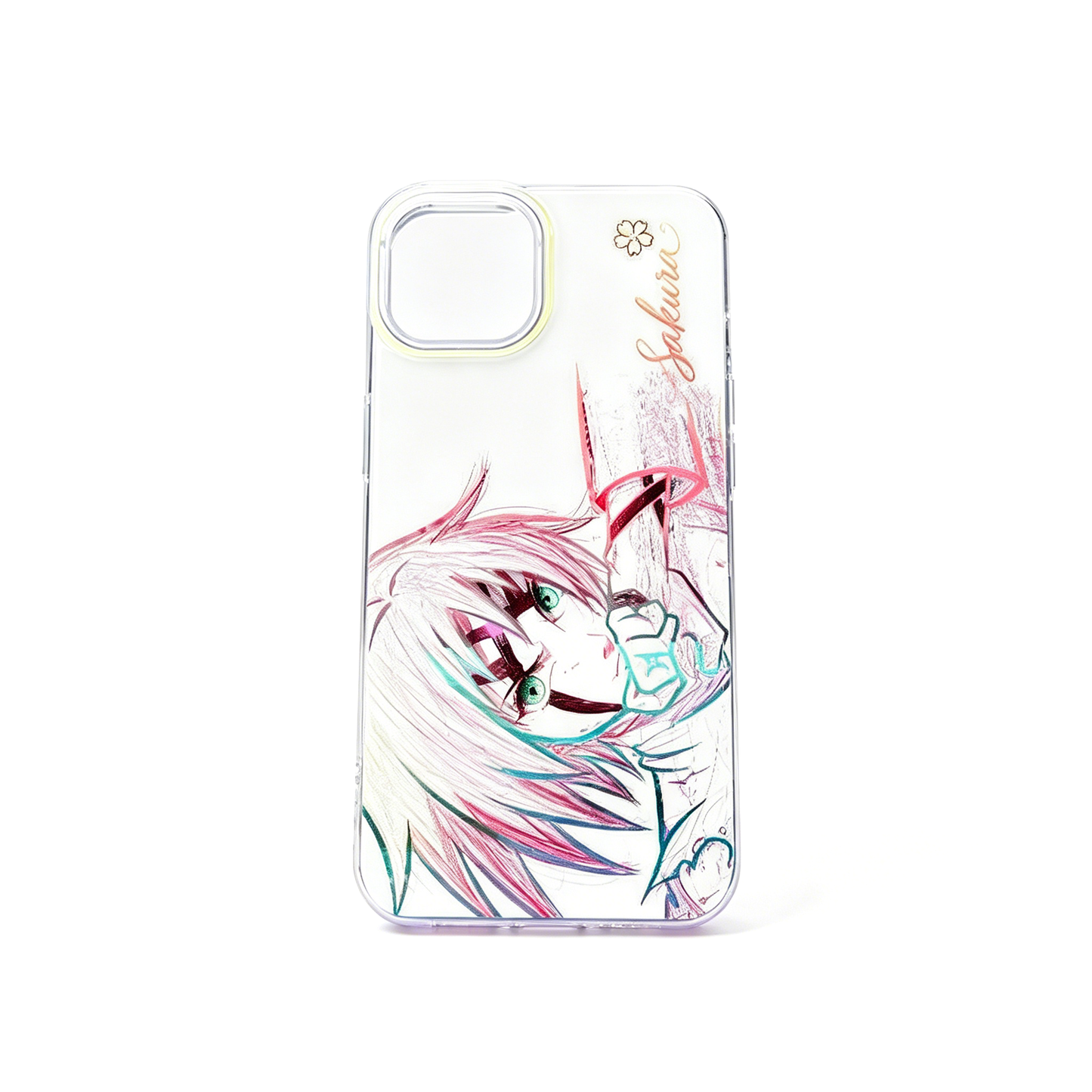Pouzdro na telefon Naruto Sakura Haruno Anime, nárazuvzdorné pouzdro na iPhone Gradient