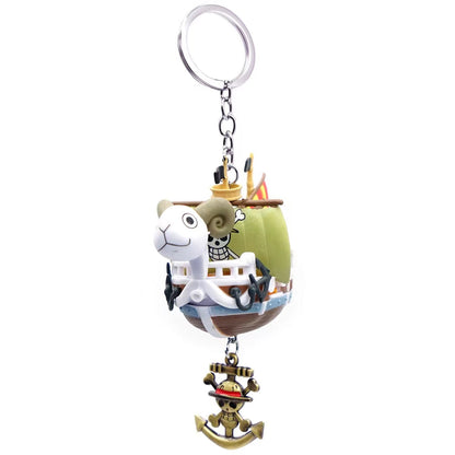 Thousand Sunny/Going Merry Exquisite Πειρατικό Μπρελόκ Κρεμάστρες αυτοκινήτου
