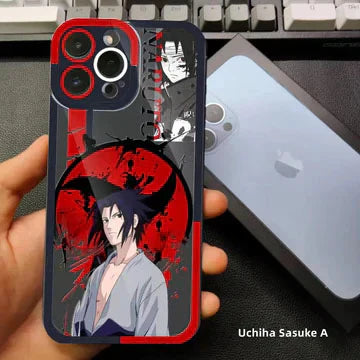 Silikonový nárazuvzdorný kryt na telefon s Itachi/Gaarou pro Android (11. až 17. generace Pro Max)
