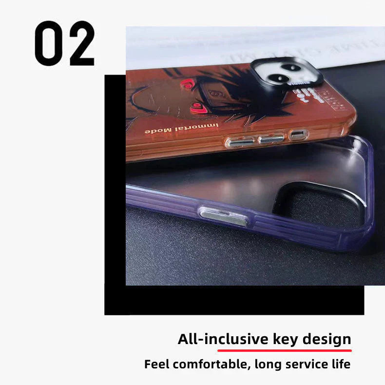 Sasuke/Uzumaki Apple nádherné silikonové antikolizní pouzdro Trend Silicone