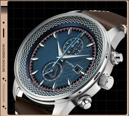 Hashibira Inosuke Herrenuhren, analoge Quarz-Sport-Unisex-Uhr, 100 m wasserdichte Uhren