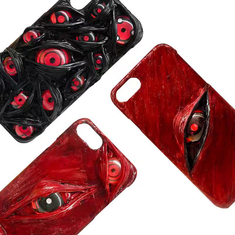 Sasuke Sharingan čistě ručně vyráběné pouzdro na mobil Apple Trend silikonové antikolizní pouzdro