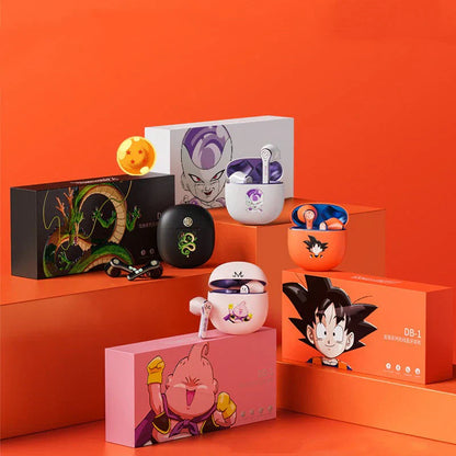 سماعة الرأس Son Goku/Frieza/Shenron/Majin Buu اللاسلكية التي تعمل بتقنية البلوتوث لتقليل الضوضاء النشطة عالية الجودة