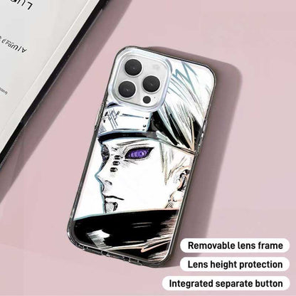 Pouzdro na telefon Naruto Pain Yahiko Anime, nárazuvzdorný ochranný kryt laserového gradientu pro iPhone