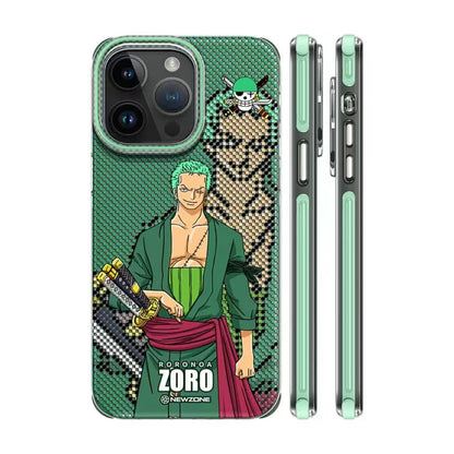 Luffy/Zoro silikonové pouzdro na iPhone odolné proti nárazu
