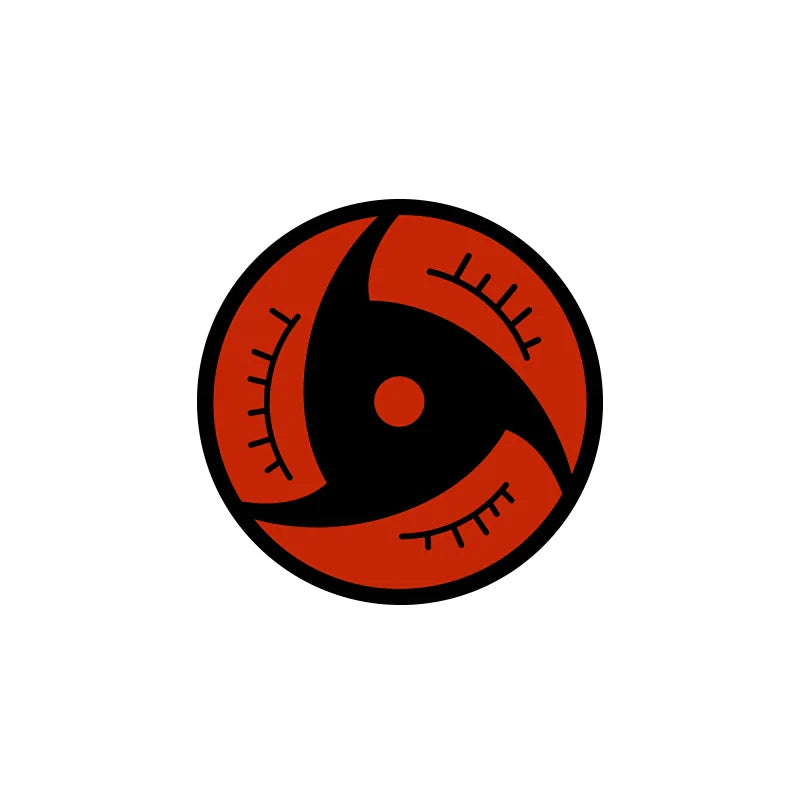 sasuke/itachi/kakashi Kolekce kovových odznaků Mangekyou Sharingan