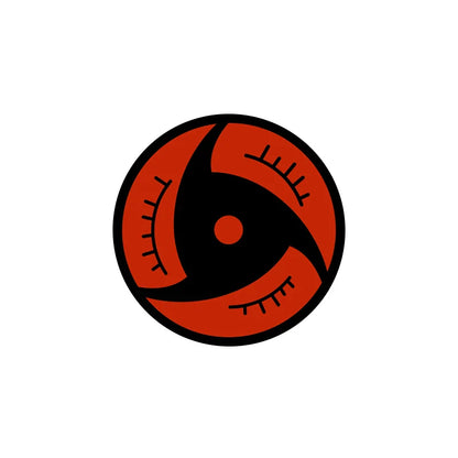 sasuke/itachi/kakashi Kolekce kovových odznaků Mangekyou Sharingan