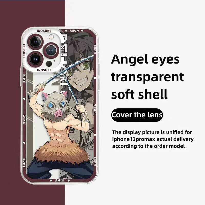 Tanjirou/Nezuko iPhone, Android pouzdro na telefon Apple Refined Trend silikonové antikolizní pouzdro na telefon