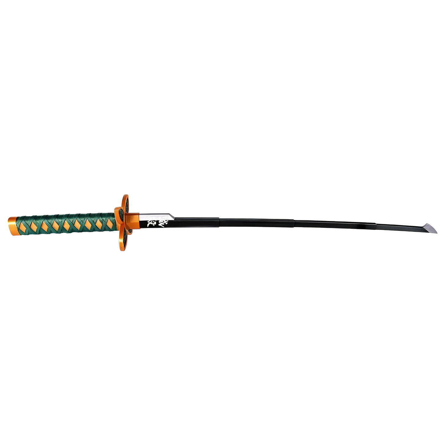 Dämonentöter Tanjiro Zenitsu Einziehbares Katana, Anime Cosplay Prop Schwert