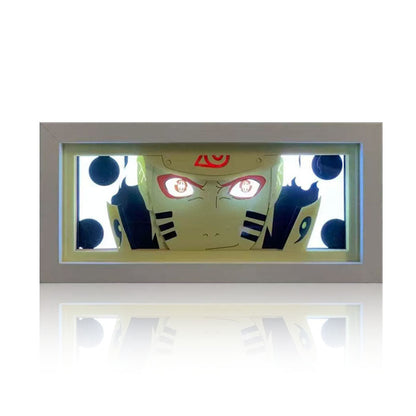 Sasuke/Kakashi/Obito/Itachi 3D Paper Sculpture Night Light - Rozsviťte svět anime!
