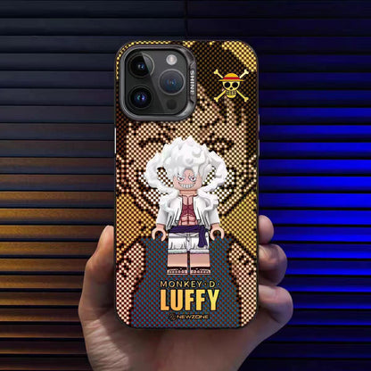 Luffy/Zoro silikonové pouzdro na iPhone odolné proti nárazu