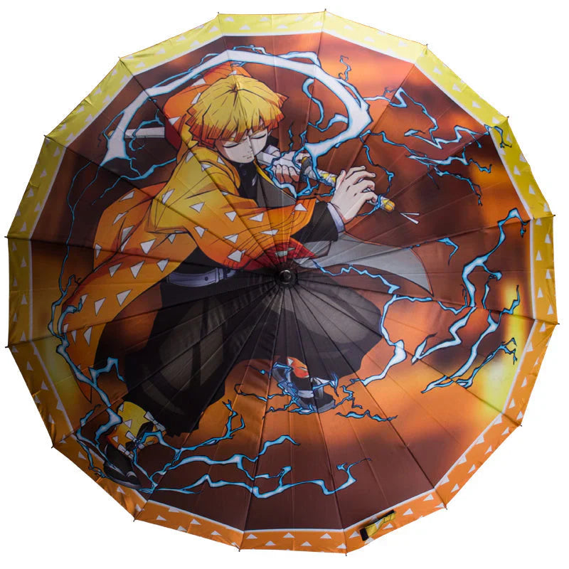 Kamado Tanjirou COOL deštník POLOAUTOMATICKÝ ODOLNÝ DEŠTNÍK