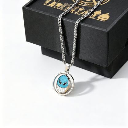 One Piece Necklace & Devil Fruit Enamel Pin Set | Anime Jewelry Gift Box
