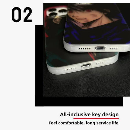 Sasuke/ itachi Apple rafinovaný trendový silikonový antikolizní obal na telefon