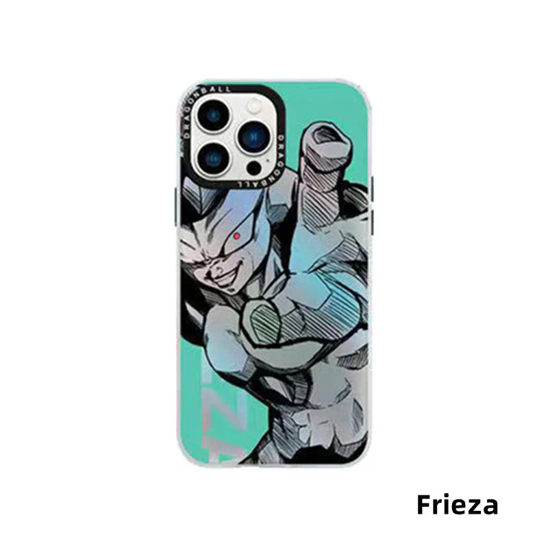 جراب هاتف Goku/Vegeta/Buu/Frieza Apple الرائع من السيليكون المضاد للتصادمات