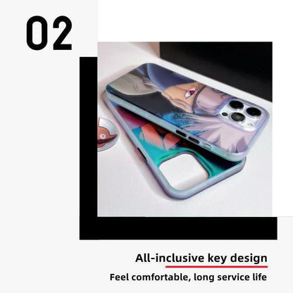 Silikonové antikolizní pouzdro Sasuke/Kakashi iPhone Beautiful Trend