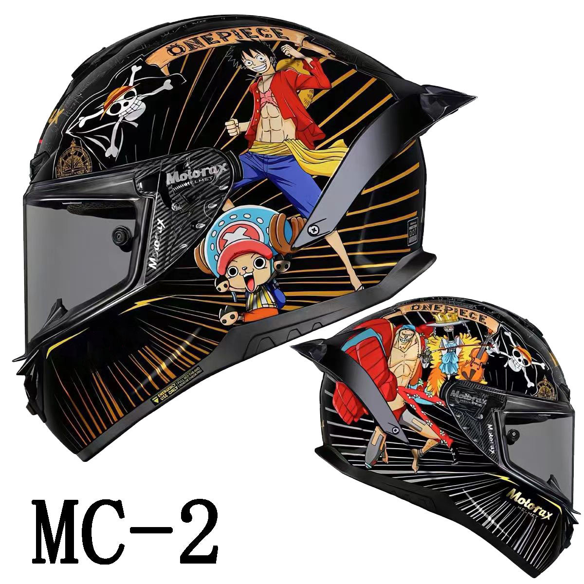 Ruffy/Chopper Vollhelm-Motorradhelm