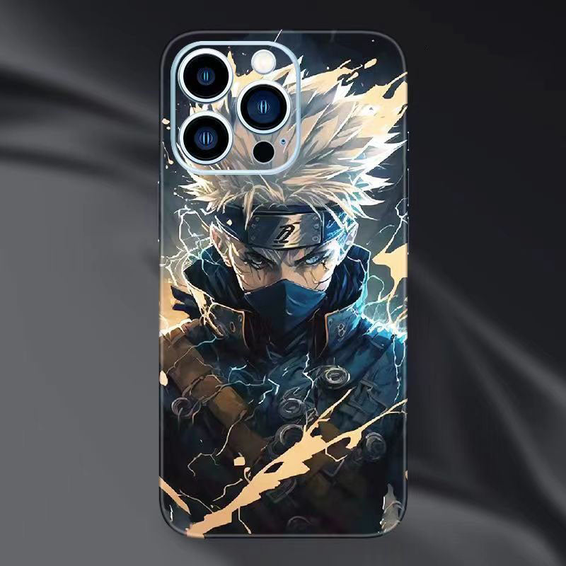 Itachi/Jiraiya/Kakashi iPhone Vynikající fólie na zadní stranu telefonu, personalizovaný vzor, ​​HD ochrana